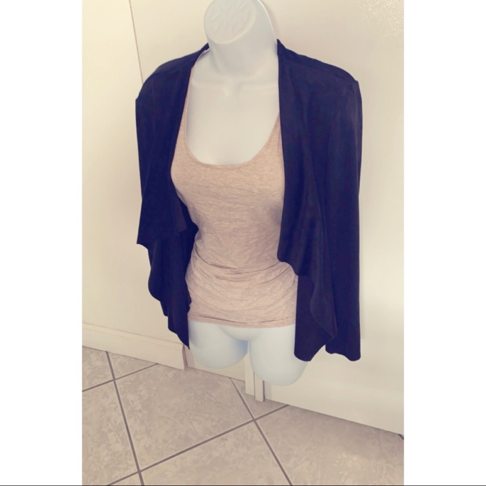 Faux suede jacket